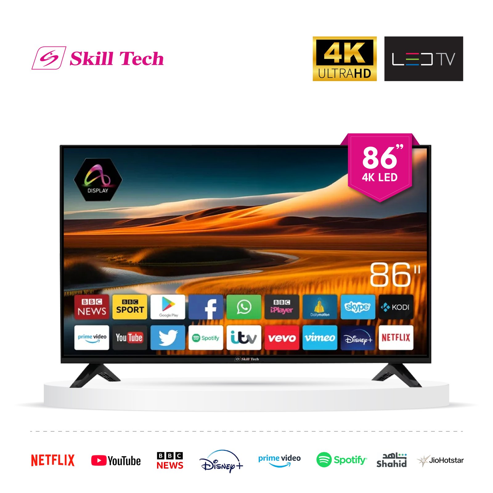 Skill Tech 86 Inch Smart TV